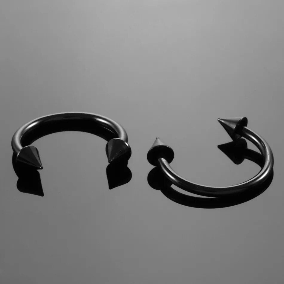 Amazon.com: (6pcs) Nose Ring Piercing Hoop Surgical Steel 20 Gauge 5/16 by  PIERCE ME : Everything Else